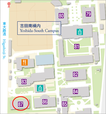 吉田国際交流会館 地下１階　第５・６講義室地図